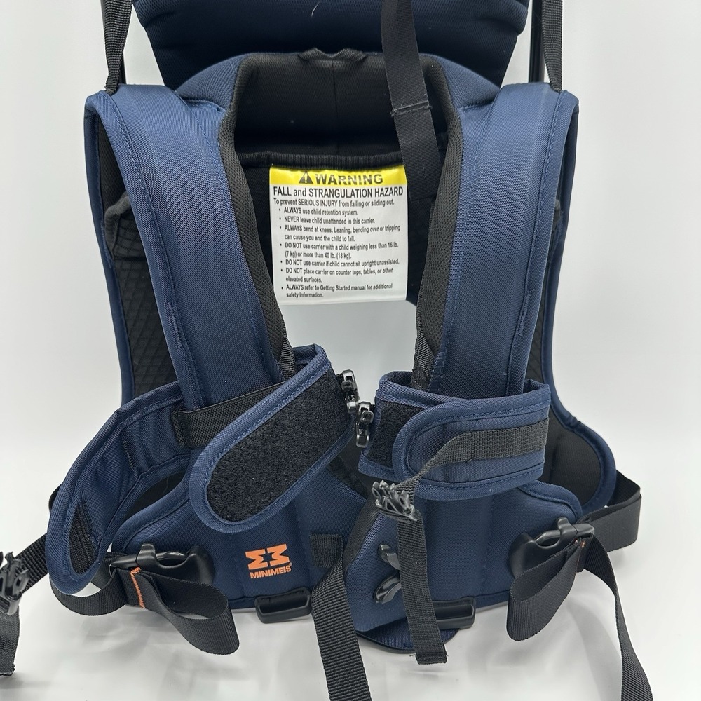 MiniMeis G4 Fold Baby/Toddler Child Shoulder Carrier Blue MNX28 - Picture 7 of 16